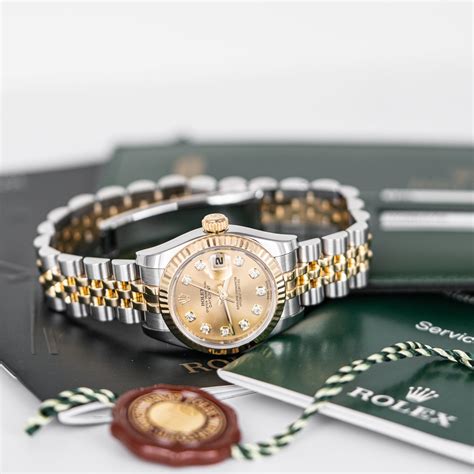 rolex women's watch second hand|ladies rolex watches pre owned.